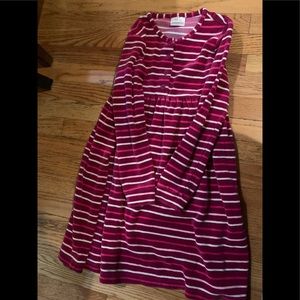 Hanna Andersson Size 140 Velour dress NWT
